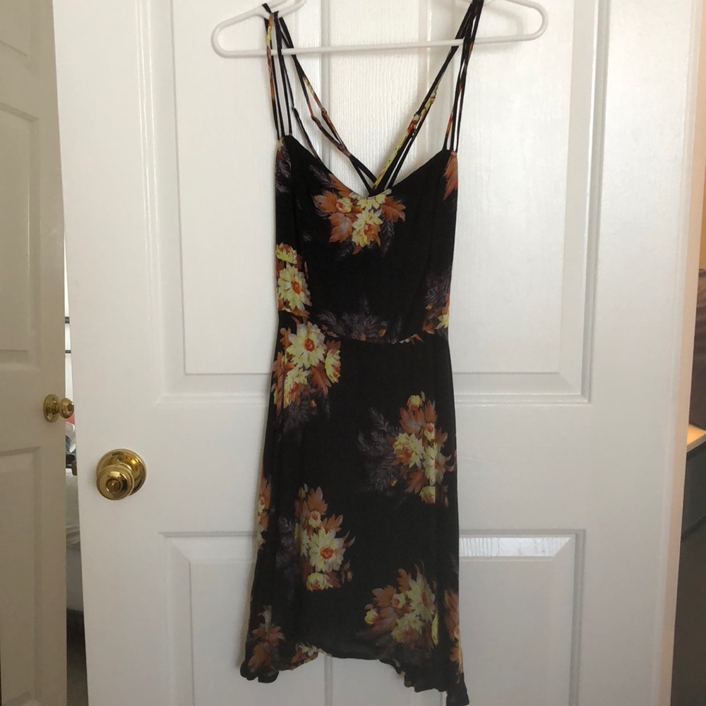 Floral print summer dress